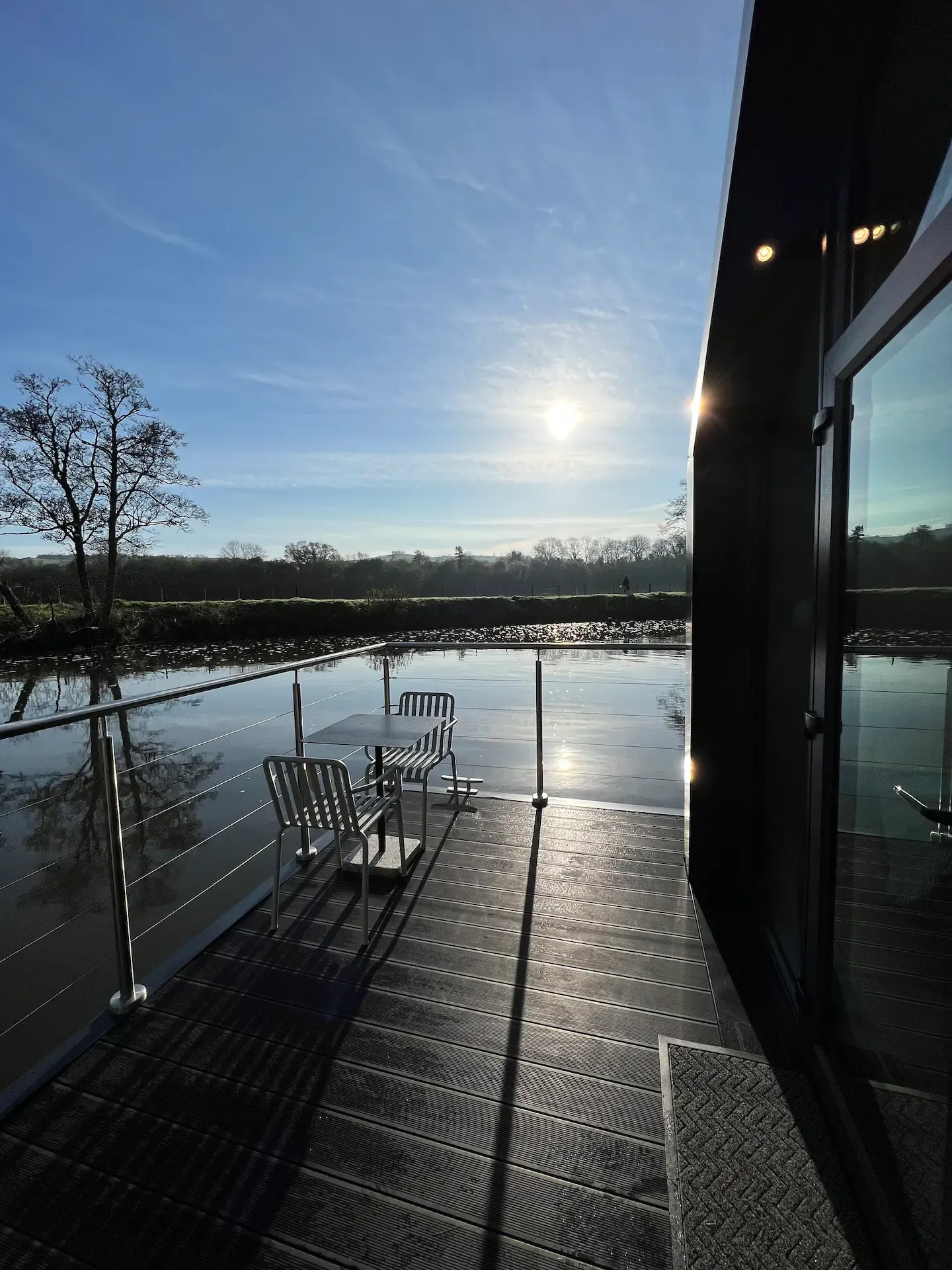 Two Night Stay in a Tranquil Water Cabin for Two on the River Avon