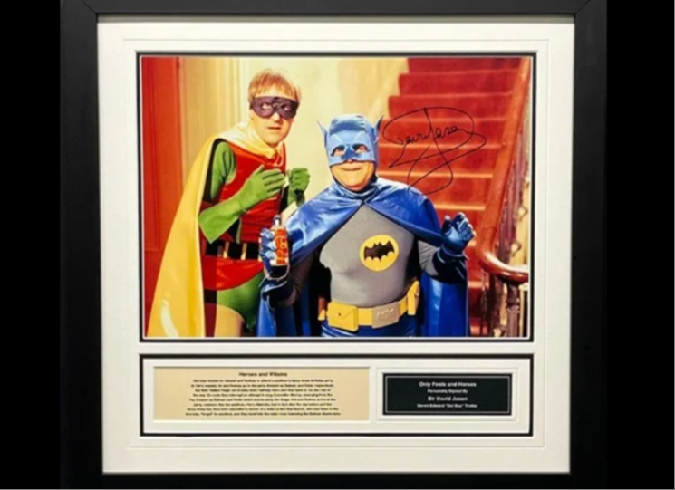 Only Fools and Horses ‘Batman and Robin’ Signed by Sir David Jason
