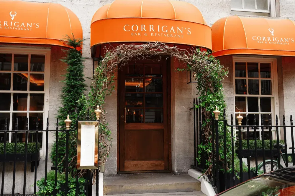 Corrigan's Mayfair Dining Experience for Two