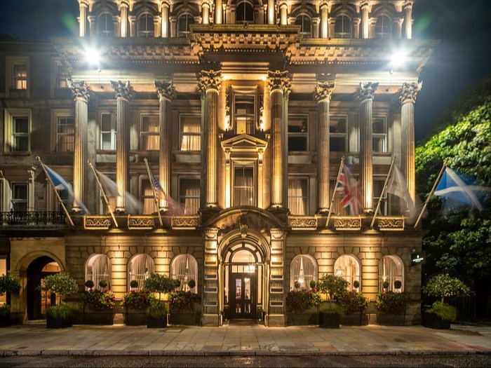 One Night Stay at the InterContinental Edinburgh, The George for Two