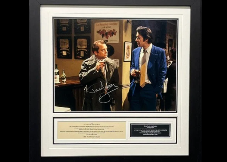 Only Fools and Horses ‘Play it Nice & Cool Son’ Signed by Sir David Jason